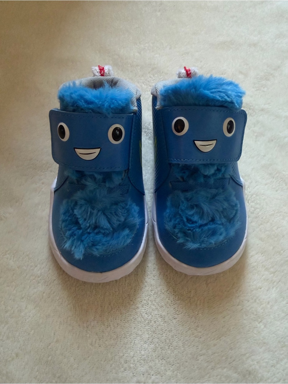 Nike Kids Blue Furry Character Sneakers